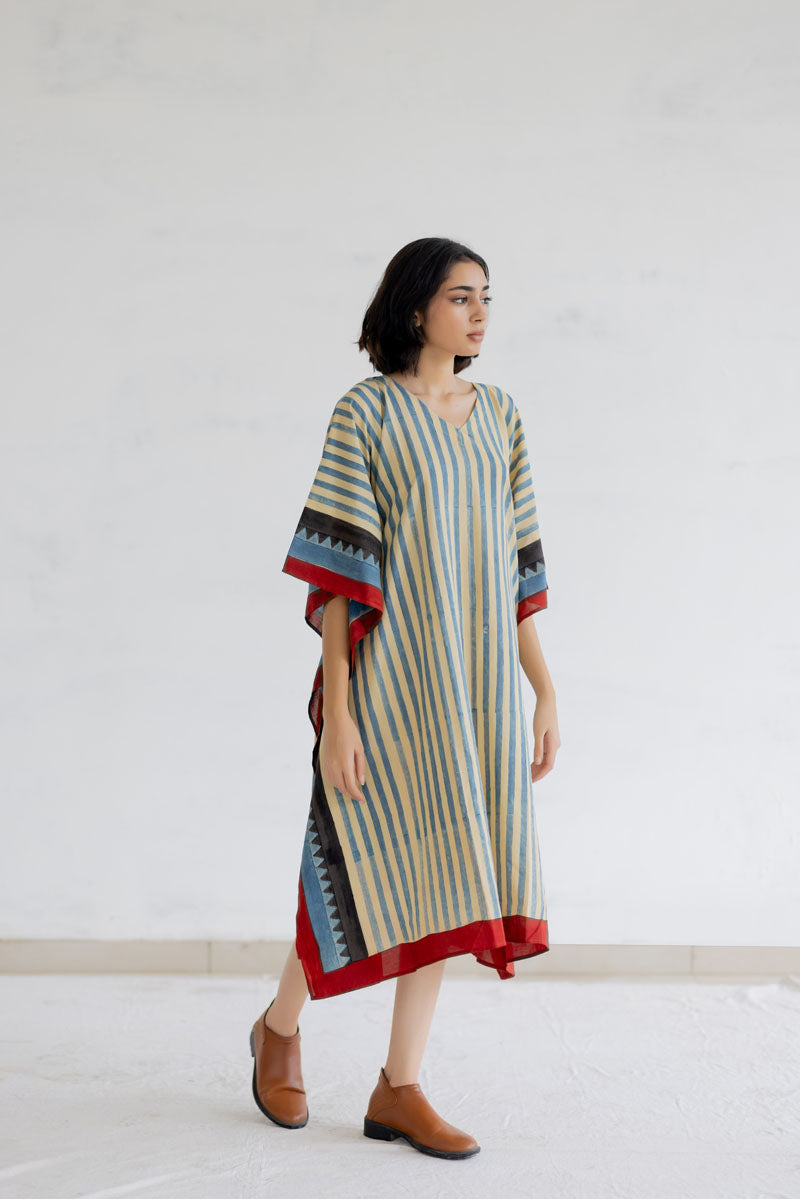 Freeszie Kaftan Dress -Geo 24