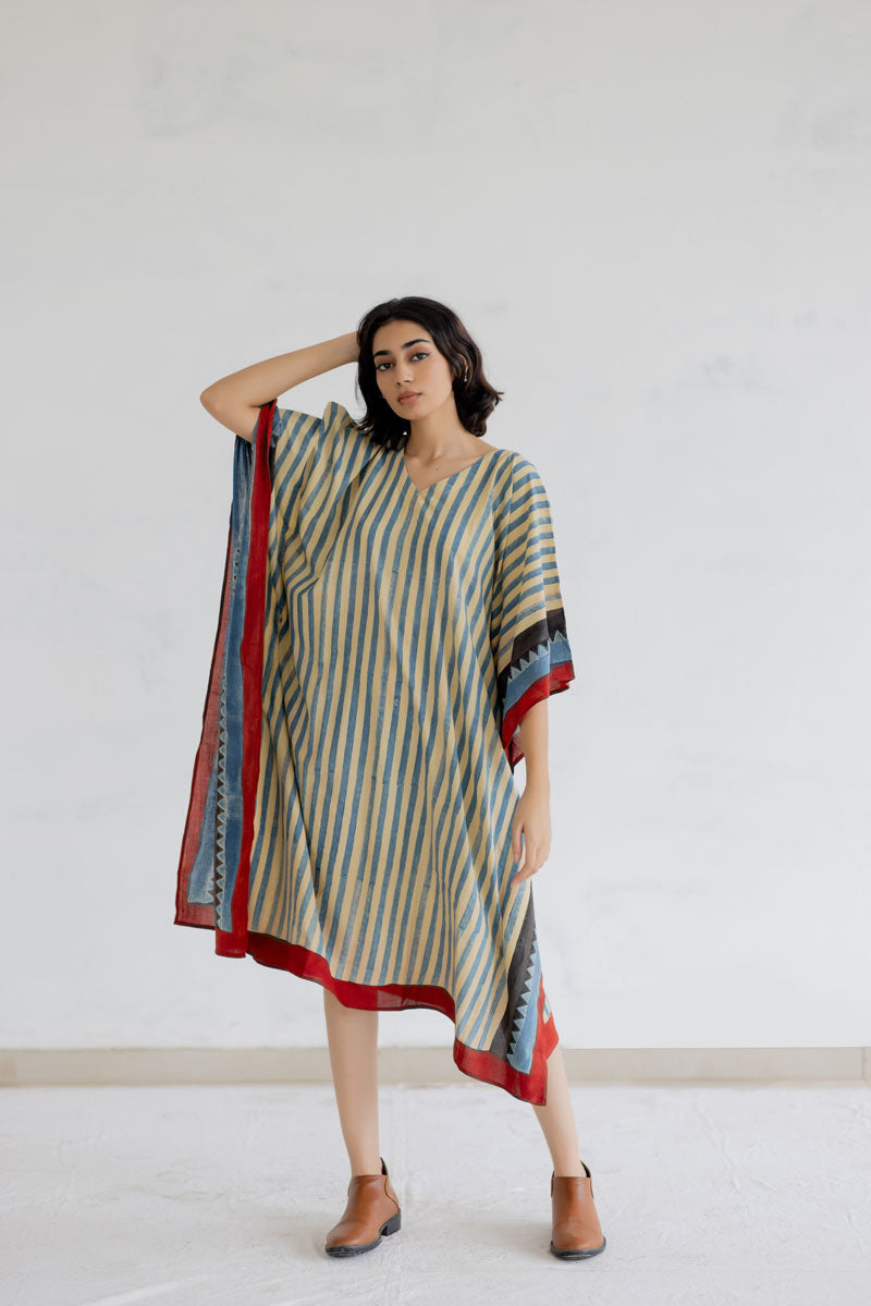 Freeszie Kaftan Dress -Geo 24