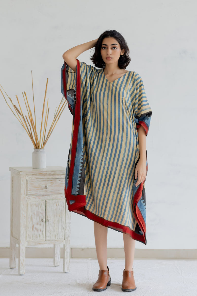 Freeszie Kaftan Dress -Geo 24