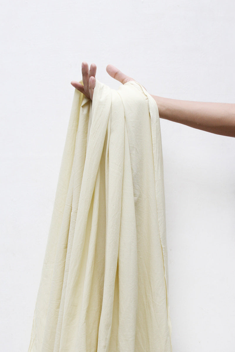 Cotton Fabric - Plain Natural White