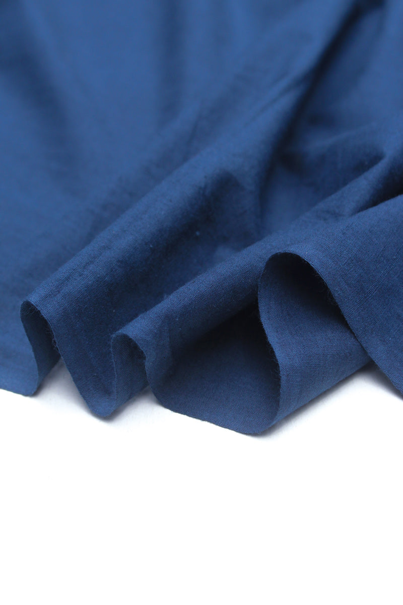 Cotton Fabric - Plain Indigo