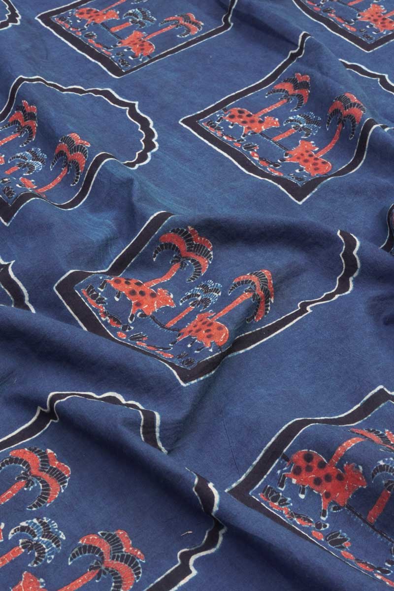 Cotton Fabric - Tamara Indigo