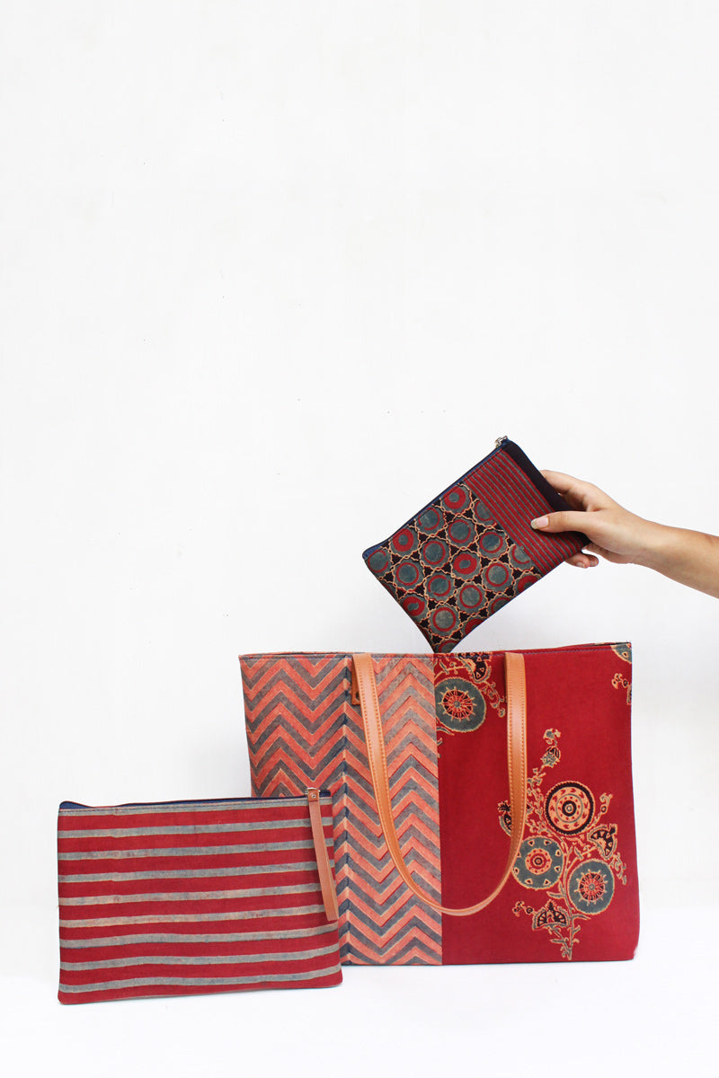 SET OF 3 - Tote Bag & 2 Pouches 02