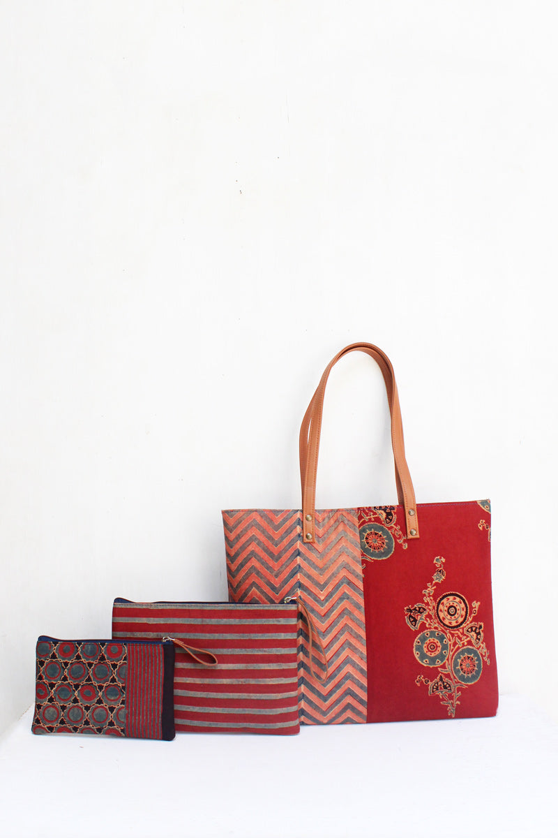 SET OF 3 - Tote Bag & 2 Pouches 02