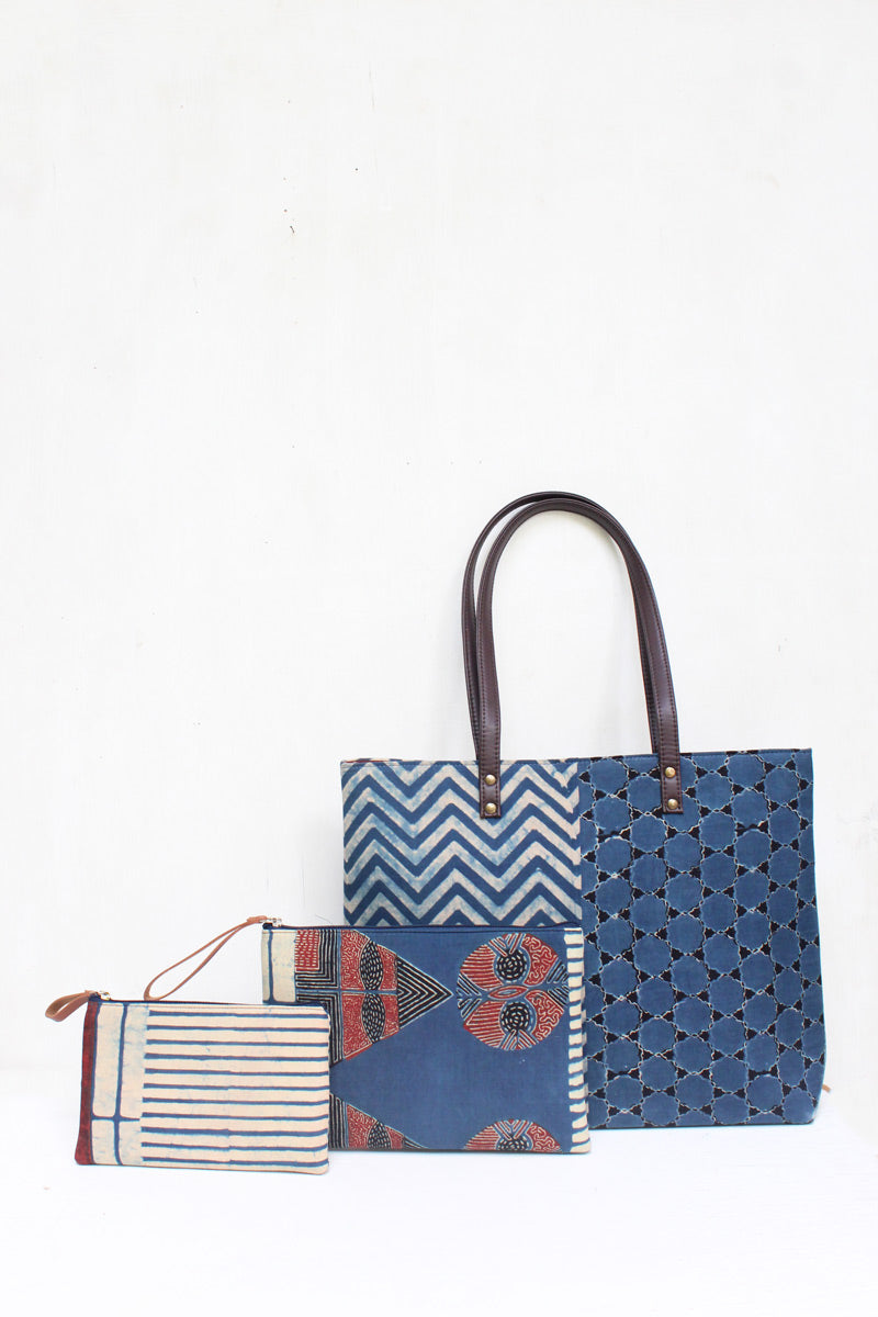 SET OF 3 - Tote Bag & 2 Pouches 03