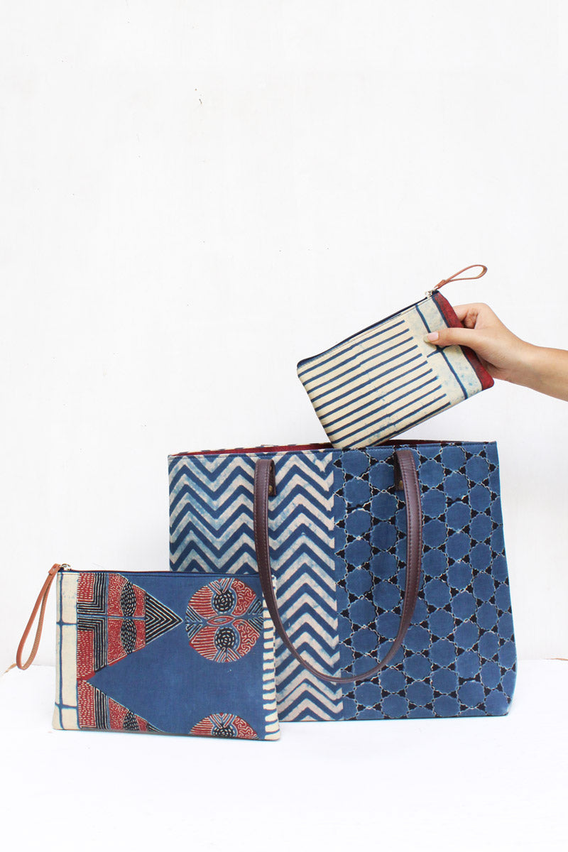 SET OF 3 - Tote Bag & 2 Pouches 03