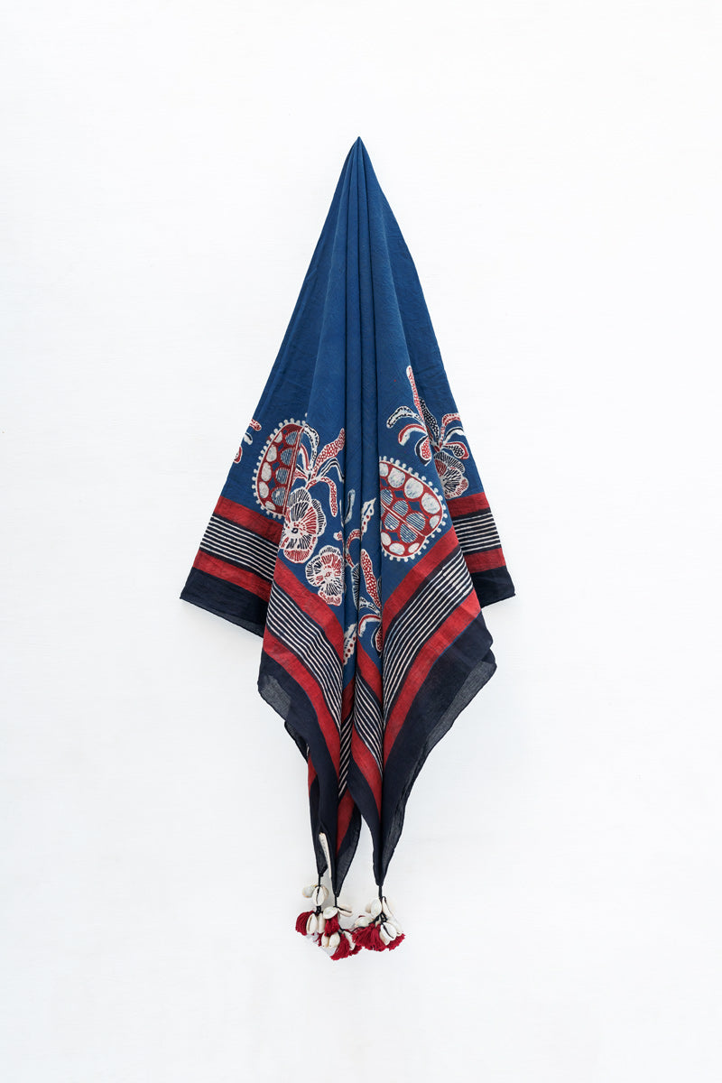 Cotton Scarf - Indigo Vanya