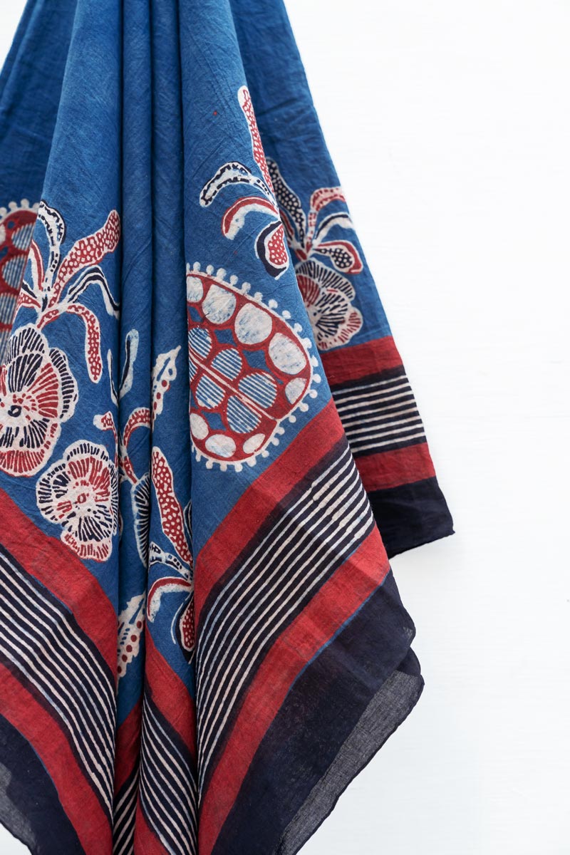 Cotton Scarf - Indigo Vanya