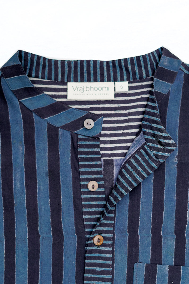 Unisex Cotton Shirt - Stripes