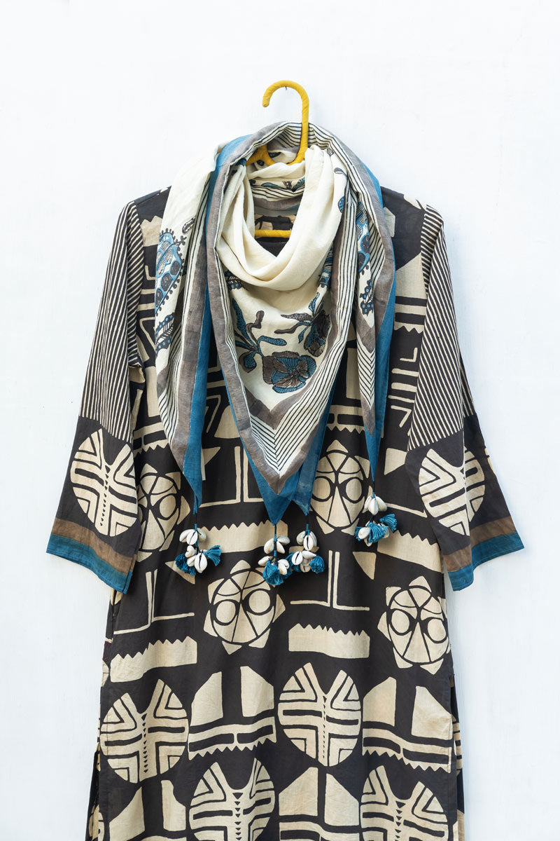 Co-ord Set of 2 - Kurta & Scarf 05