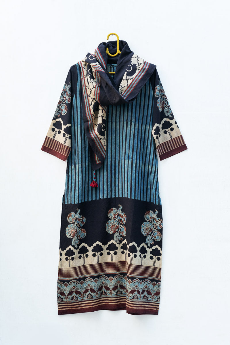 Co-ord Set of 2 - Kurta & Scarf 01