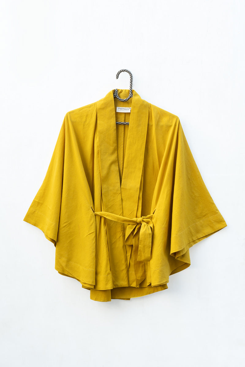 Co-ord Set of 2 - Freesize Kimono Overlay & Scarf 01