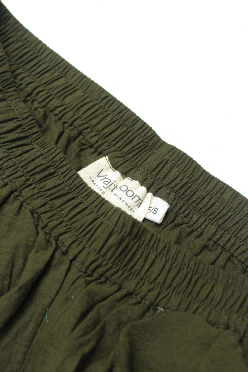 Freesize Culottes-Olive