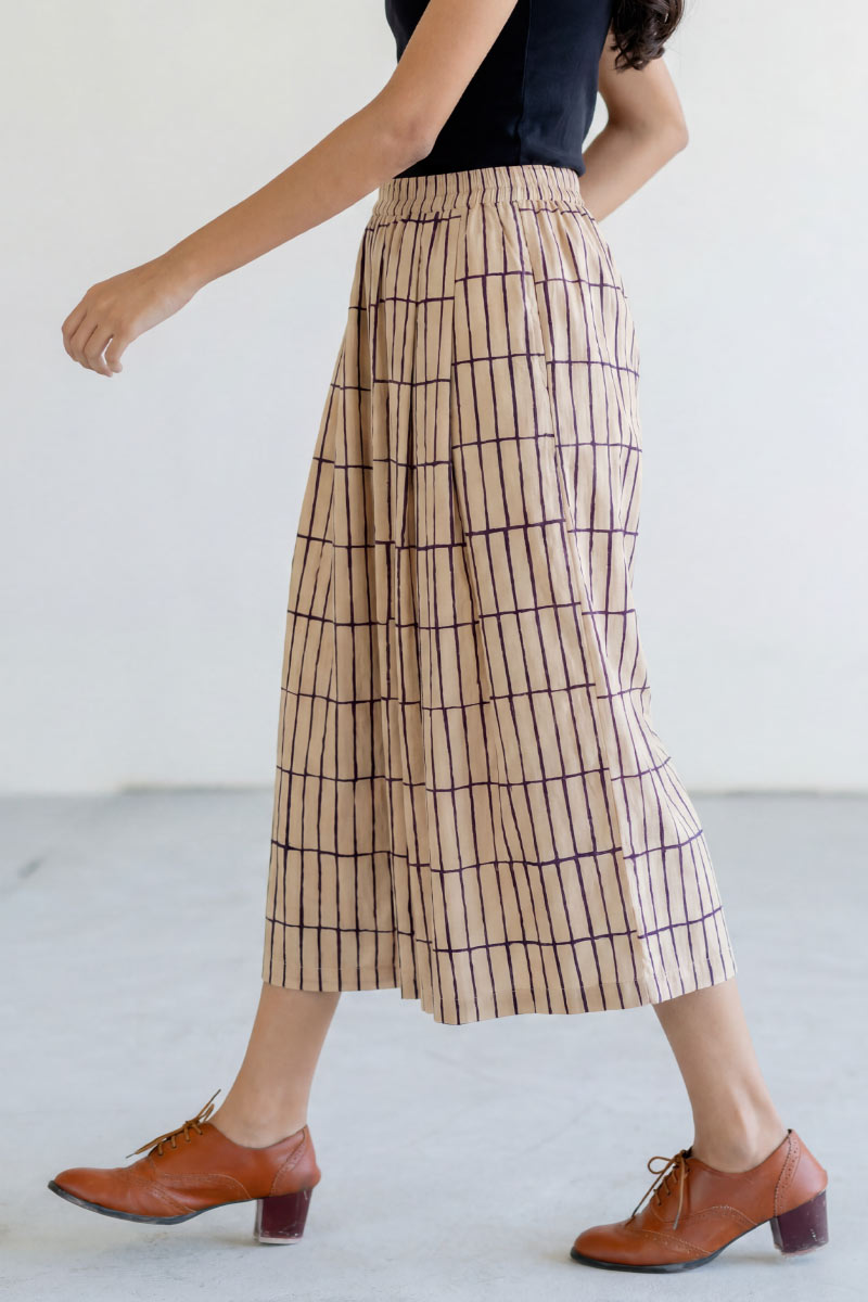Freesize Culottes - Broken stripes