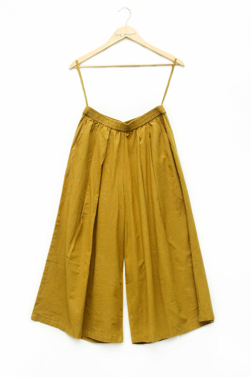 Freesize Mustard Green Culottes