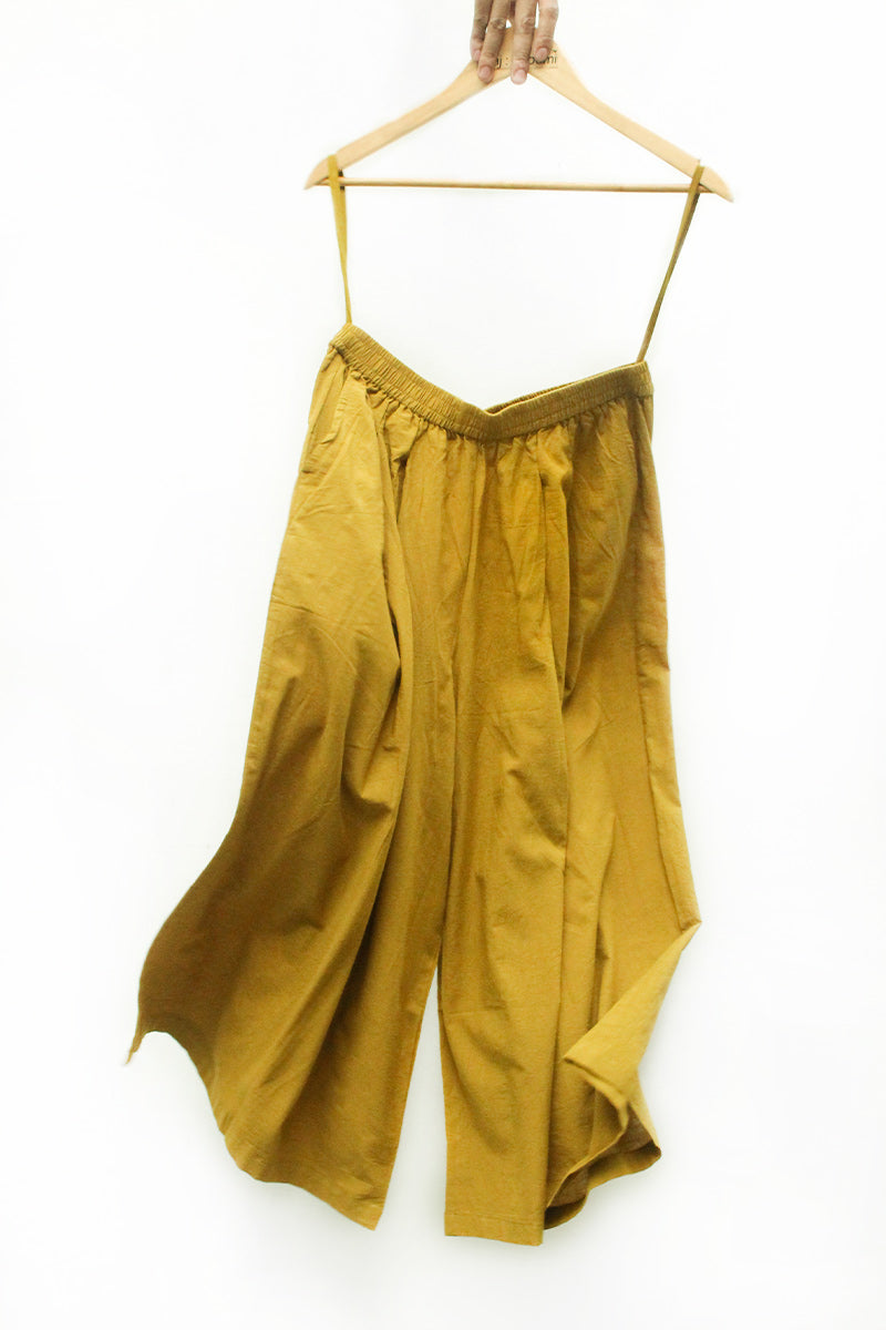 Freesize Mustard Green Culottes