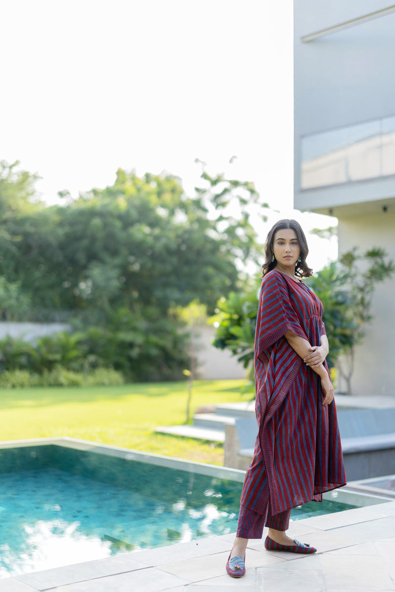 Noma Kaftan Set of 2 - Madder Bloom
