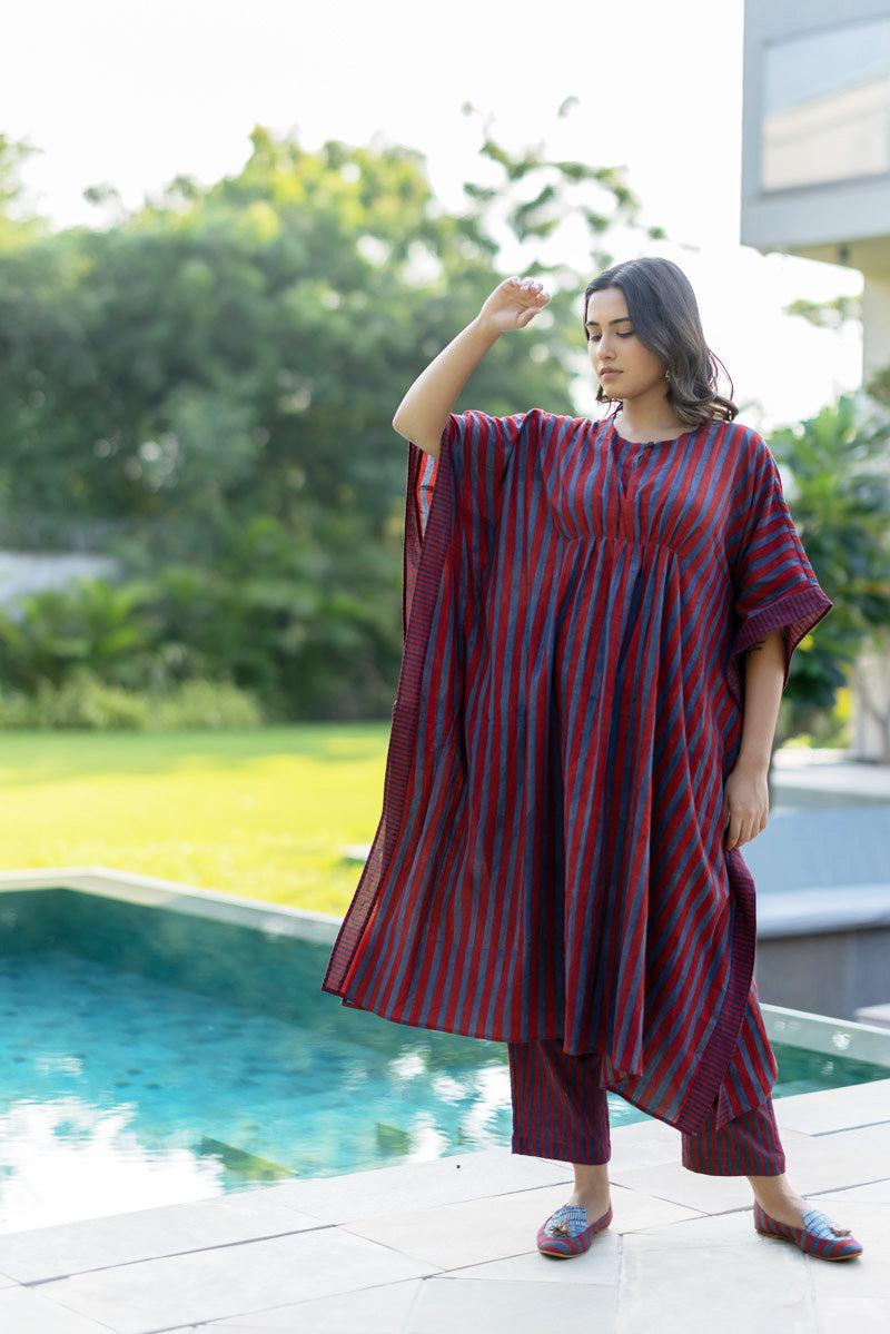 Noma Kaftan Set of 2 - Madder Bloom