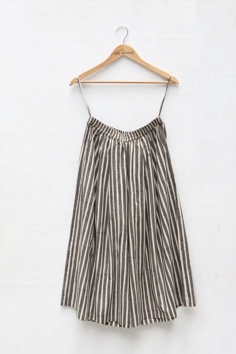 Freesize Culottes - Grey Stripes