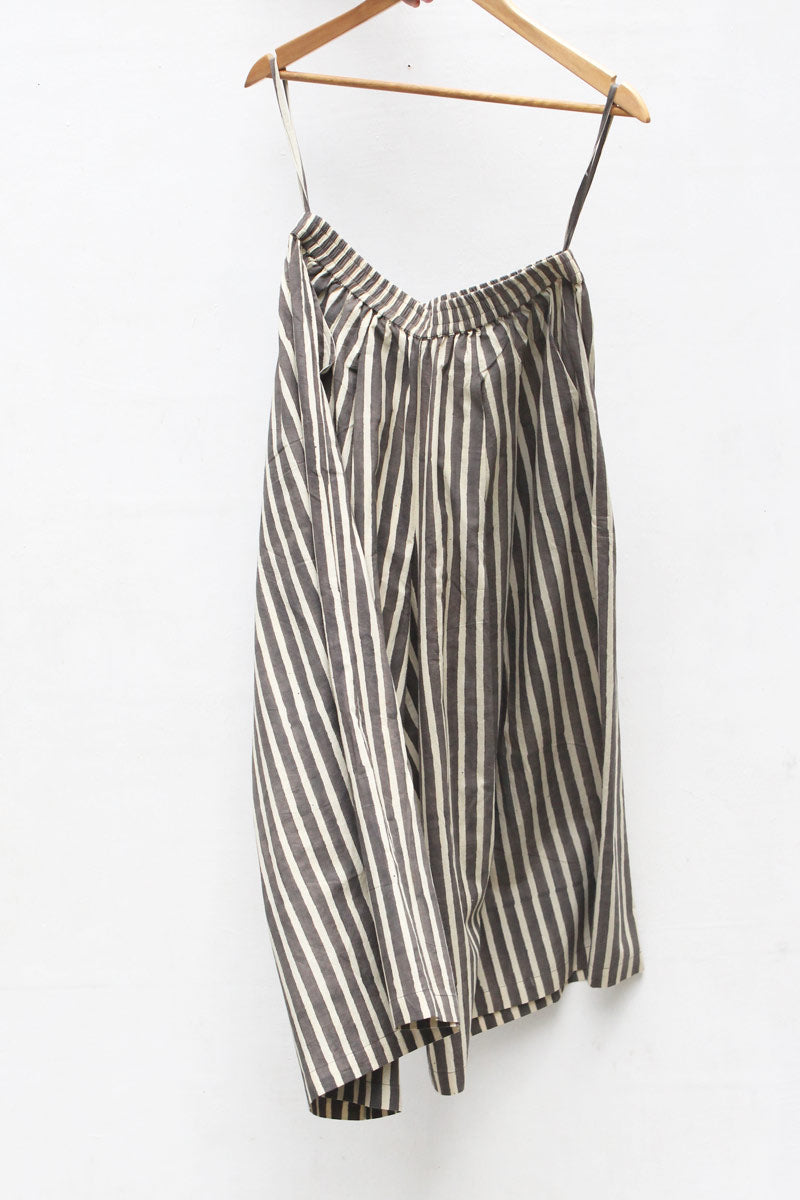 Freesize Culottes - Grey Stripes