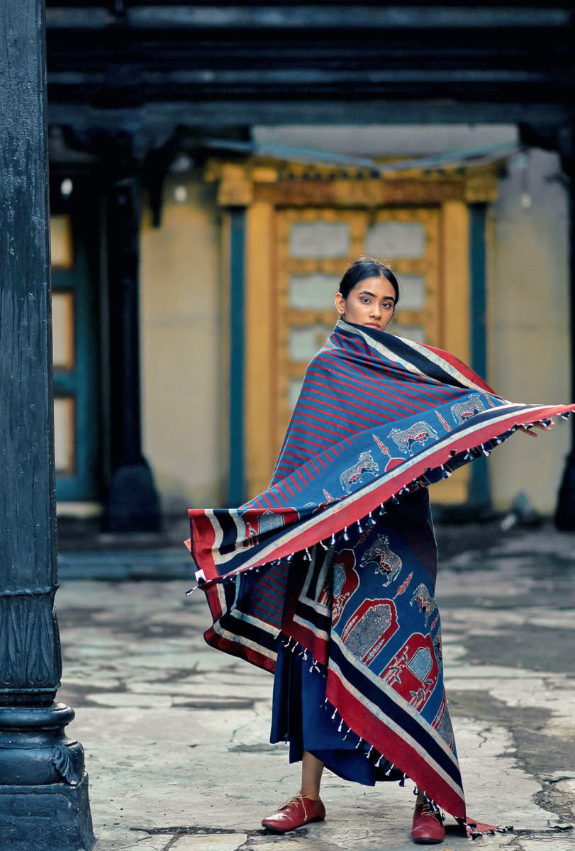 Cotton Dupatta - Nila 01