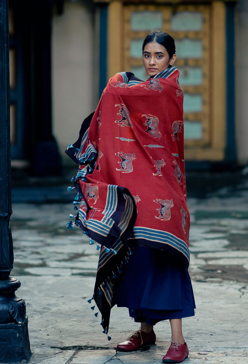 Cotton Dupatta – Gulenar 01