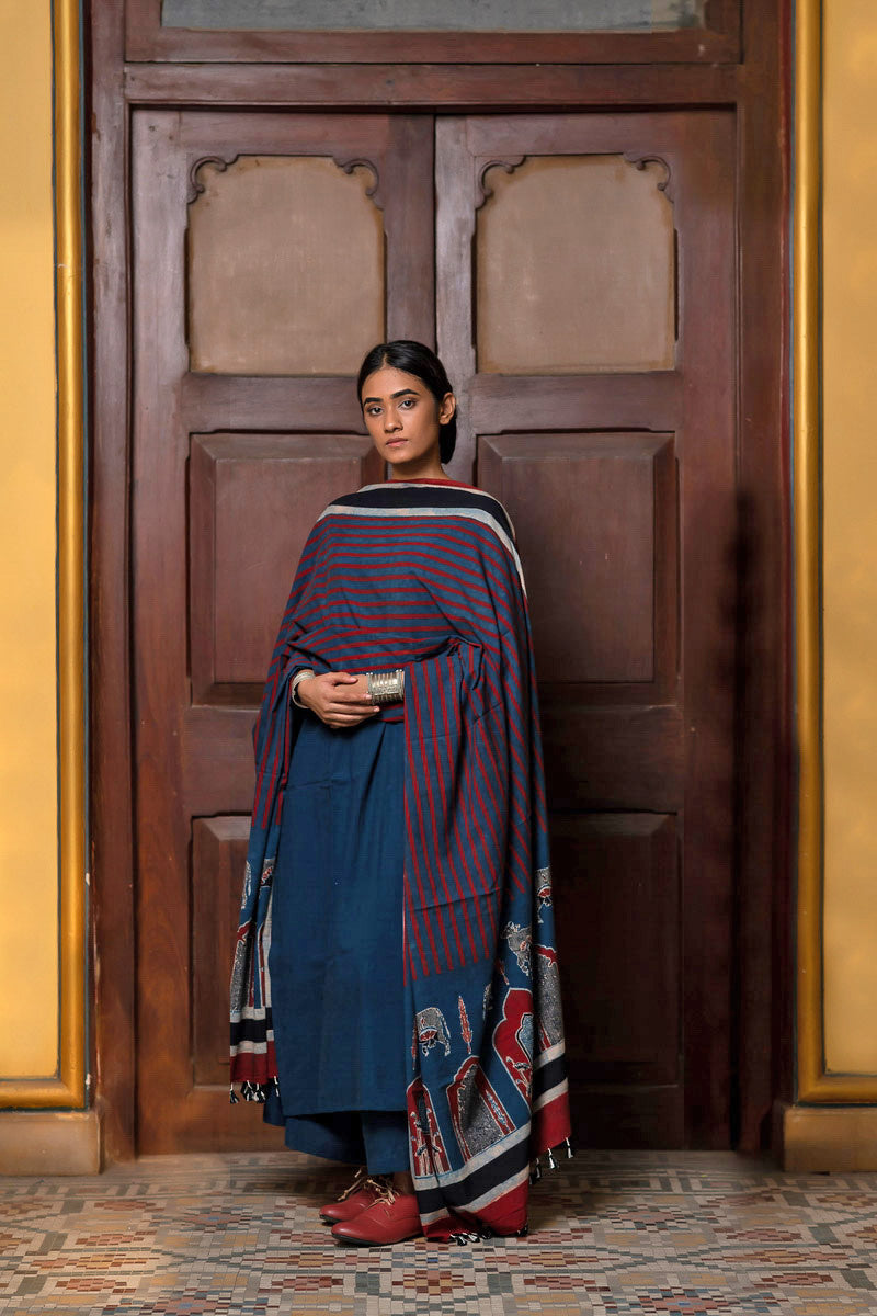 Cotton Dupatta - Nila 01