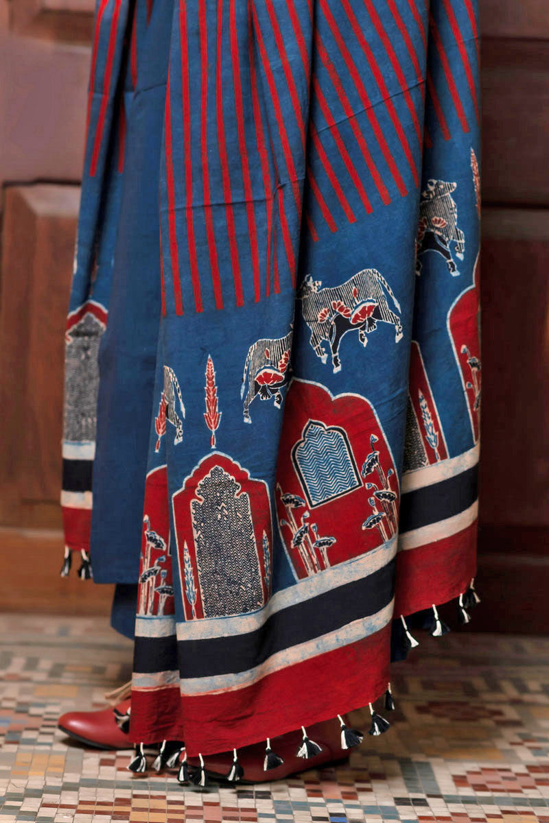 Cotton Dupatta - Nila 01