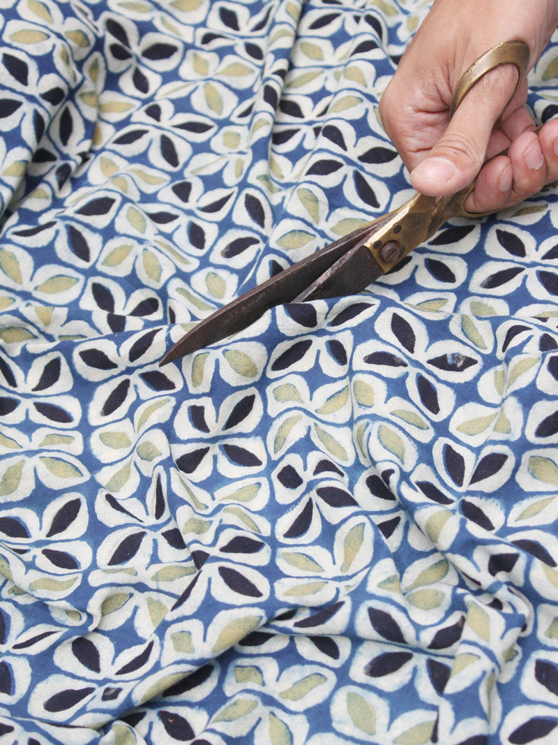 Cut Fabric - Laya Indigo & Henna