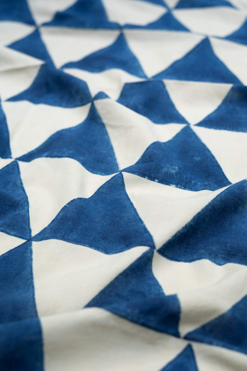 Cotton Fabric - Pyramid Indigo