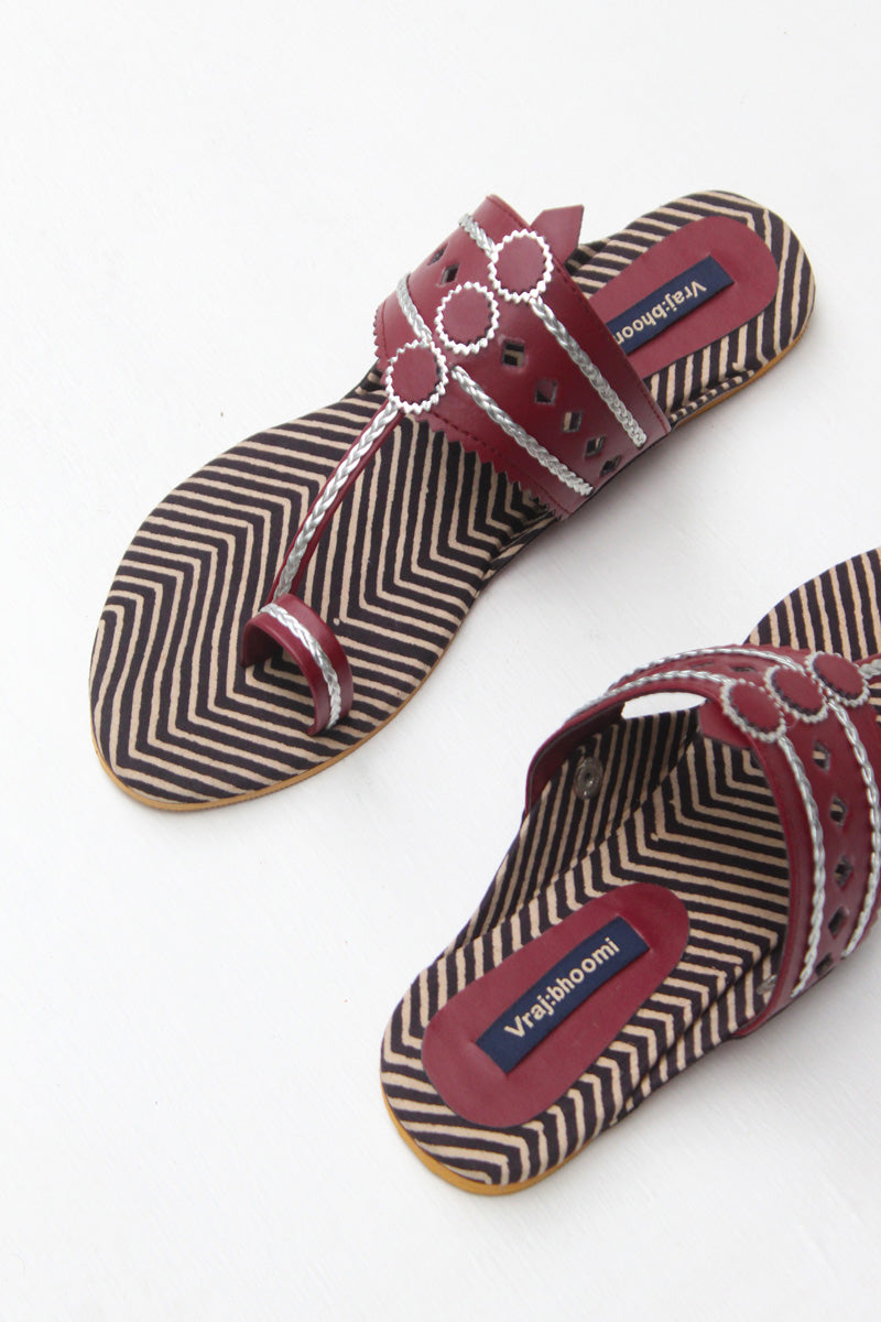 Slip ons - Maroon