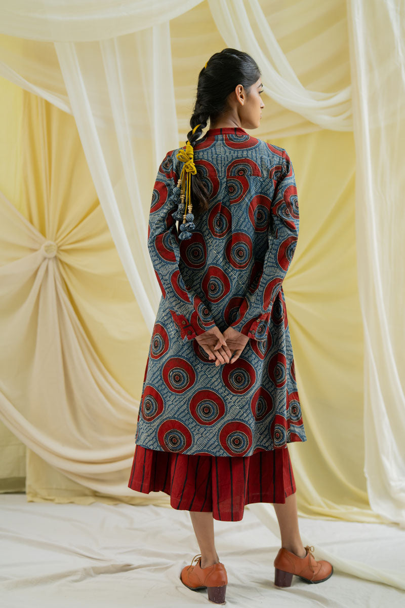 Kawa Tunic & Culotte Set - Indigo Raga