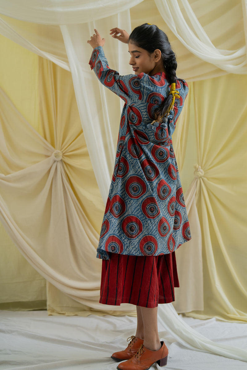Kawa Tunic & Culotte Set - Indigo Raga
