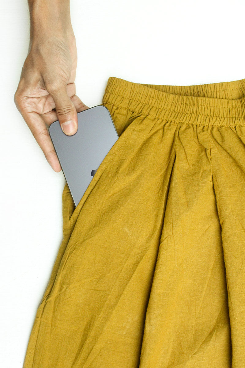 Freesize Mustard Culottes