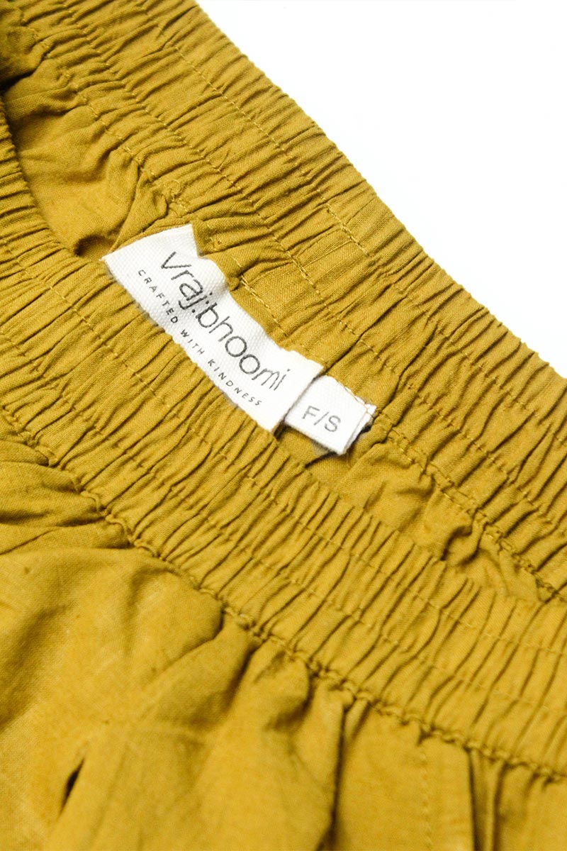 Freesize Mustard Culottes