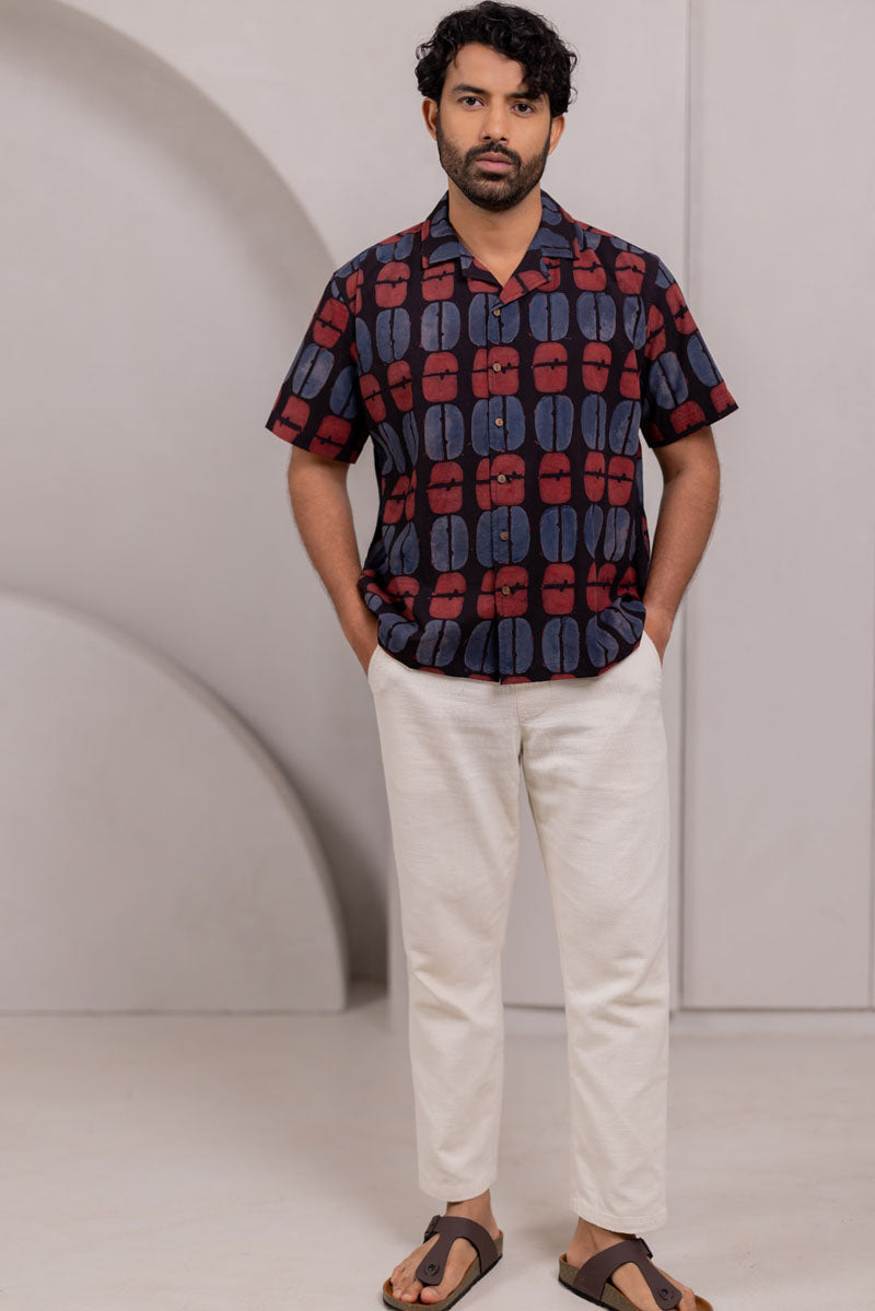 Cuban Collar Shirt - 08