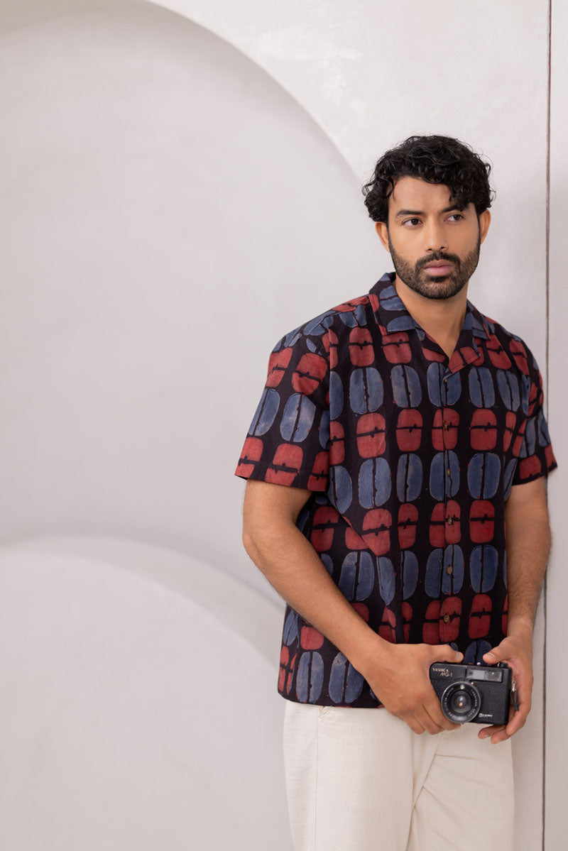 Cuban Collar Shirt - 08