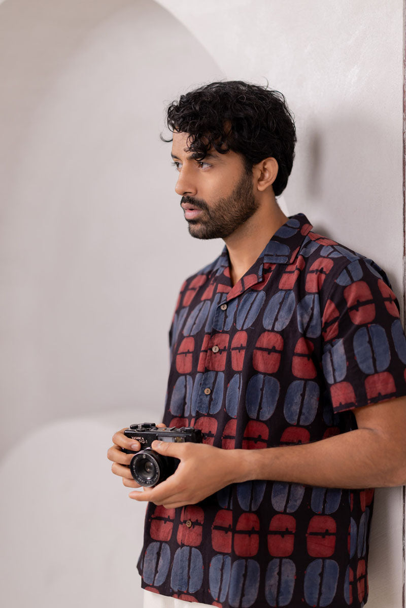 Cuban Collar Shirt - 08
