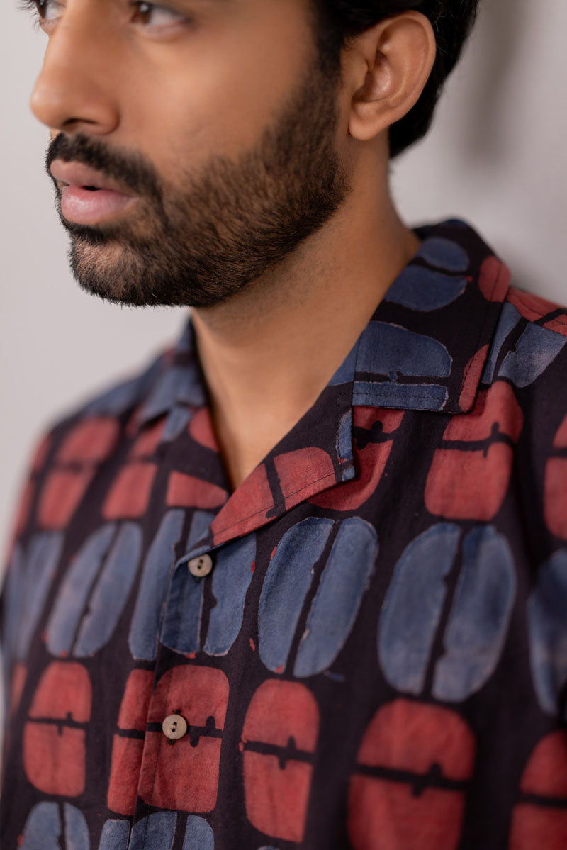Cuban Collar Shirt - 08