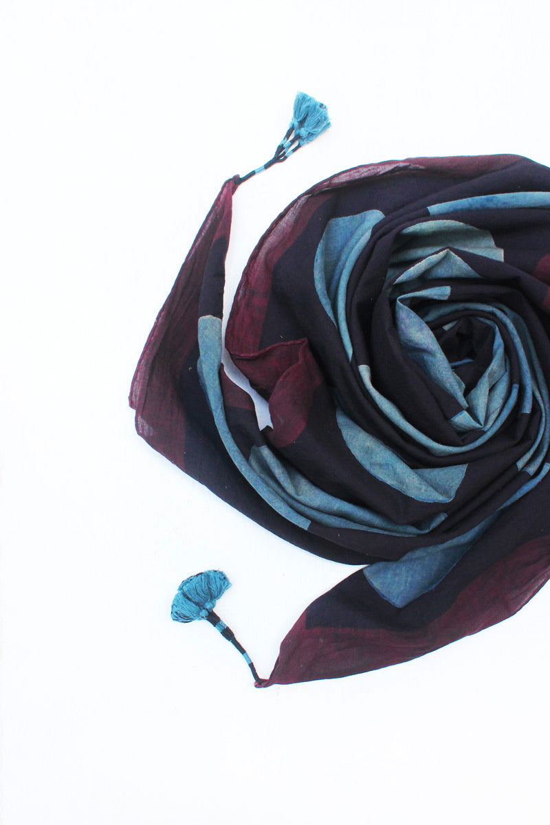 Cotton Scarf - Dots