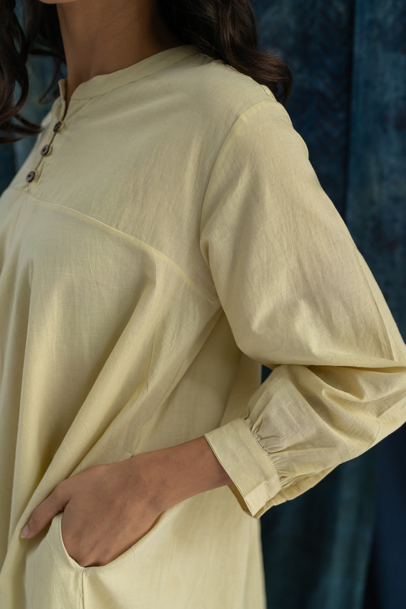 Bias Tunic - Plain Natural White