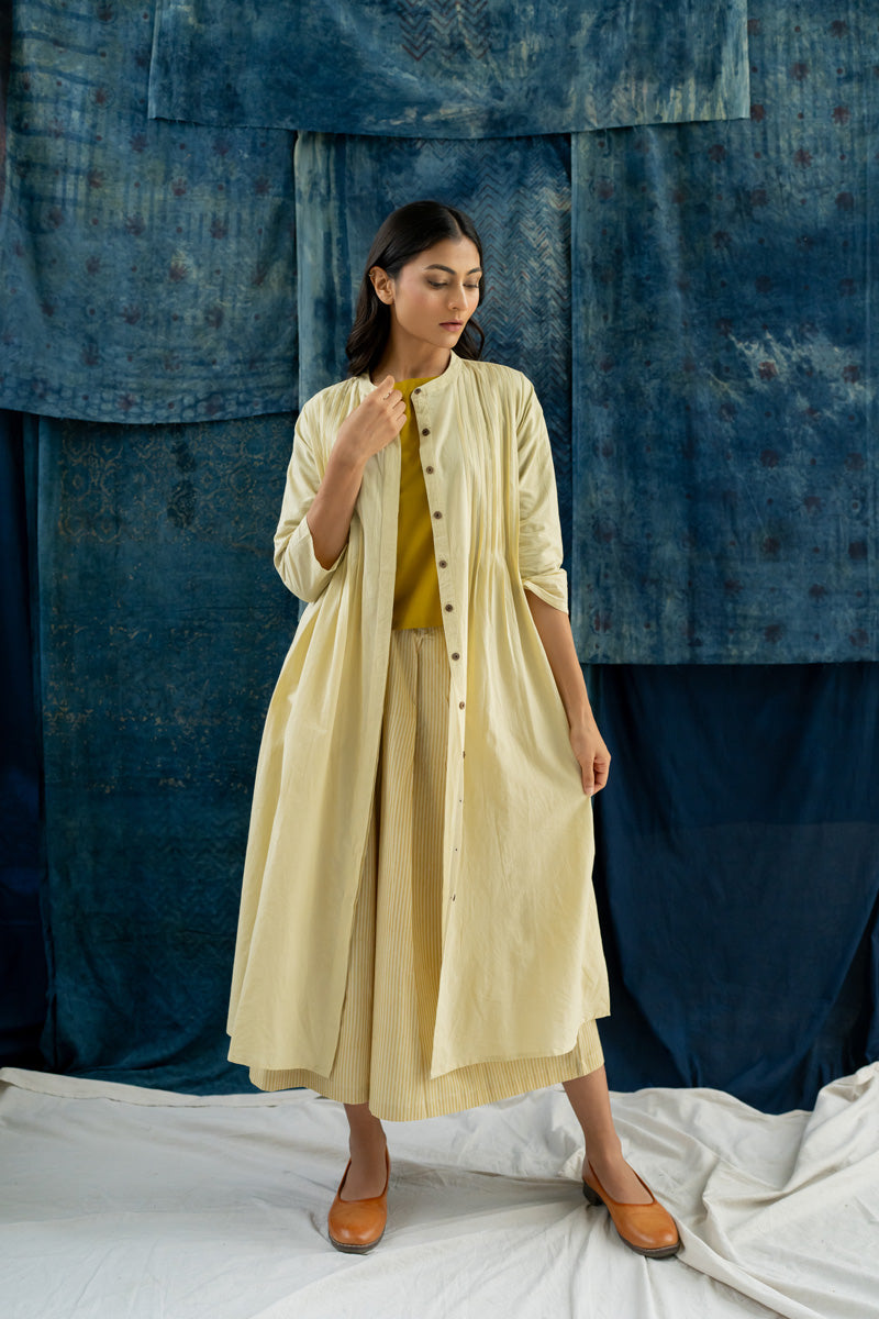 Co-ord Set of 2 - Pintuck Kurta & Culotte Sadeh 01