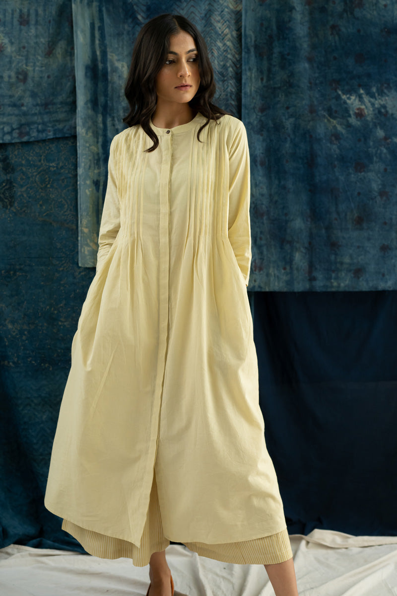 Co-ord Set of 2 - Pintuck Kurta & Culotte Sadeh 01