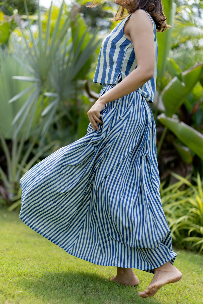 Meadow Skirt & Top Set of 2 - Indigo Breeze