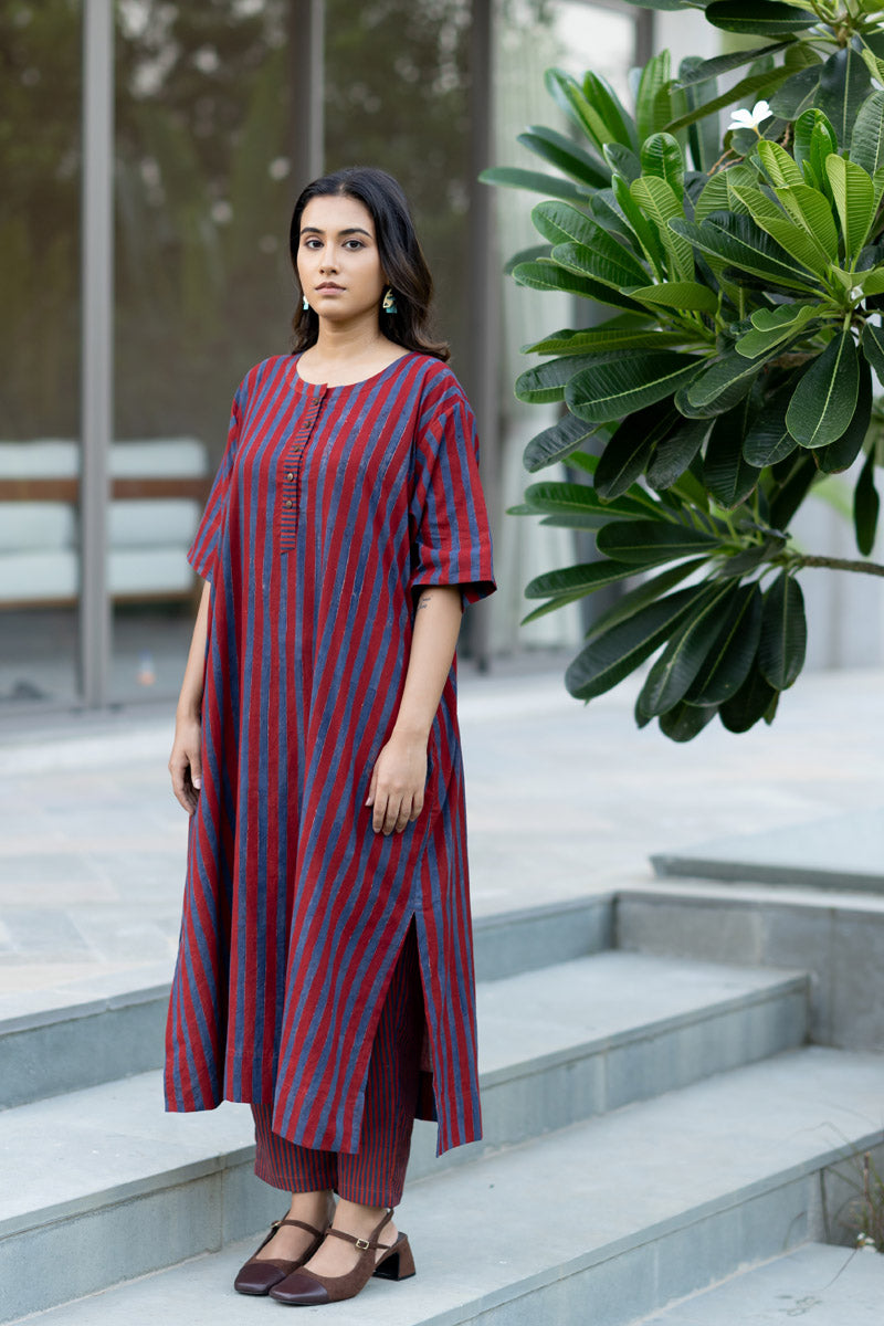 Omi Kurta Set of 2 - Madder Bloom