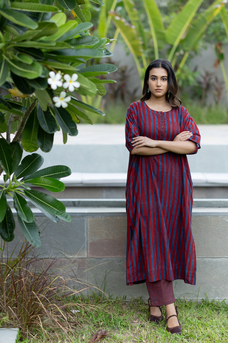 Omi Kurta Set of 2 - Madder Bloom