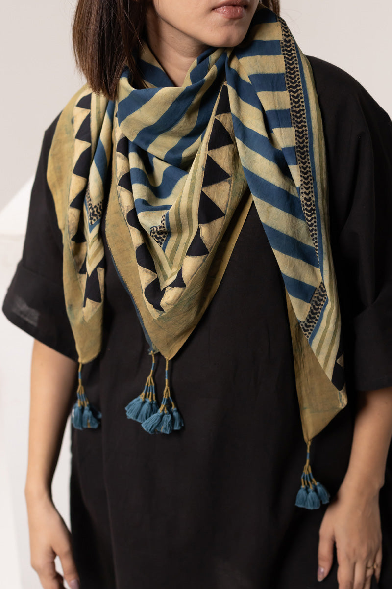 Set of 3 - Kaftan, Pant & Scarf - Aabaan 07