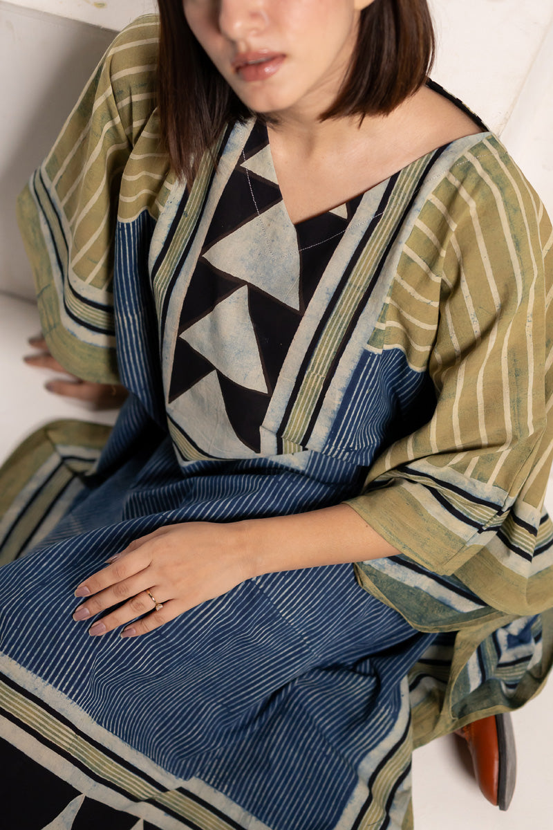 Set of 2 - Kaftan & Scarf - Yoke Pyramid