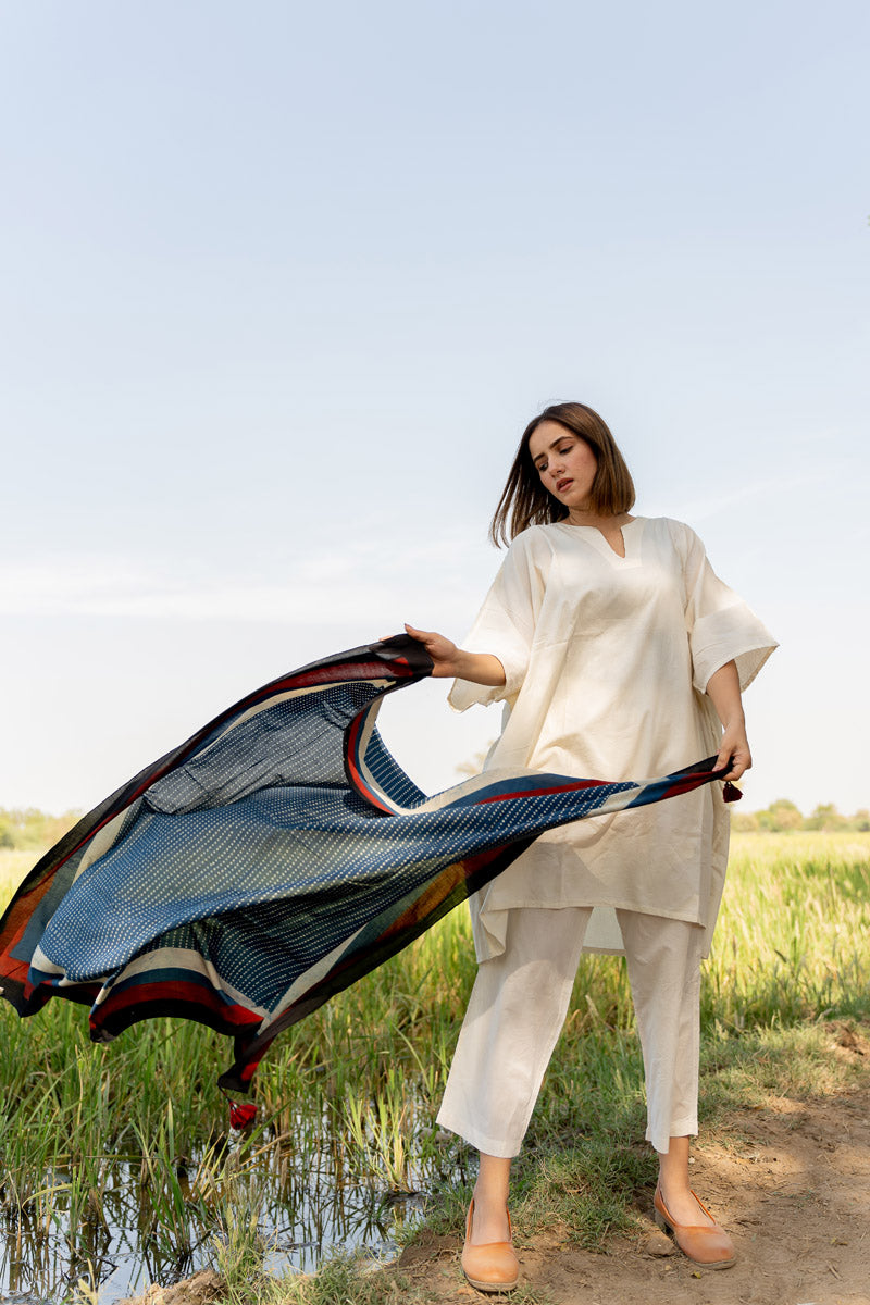 Co-ord Set of 3 - Kaftan, Pant & Scarf 02