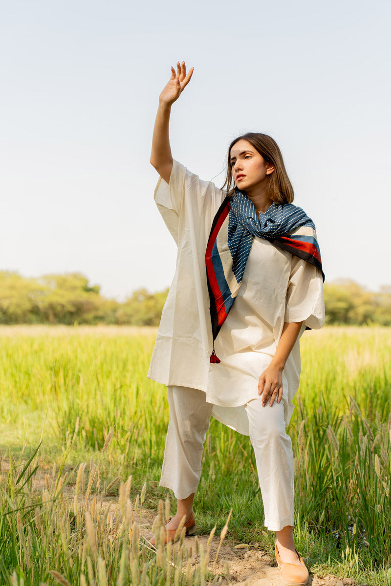 Co-ord Set of 3 - Kaftan, Pant & Scarf 02